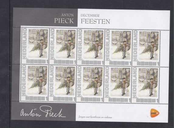 Anton Pieck Vel Decemerfeesten, Postzegels en Munten, Postzegels | Nederland, Ophalen of Verzenden, Postfris