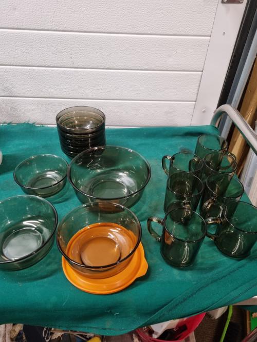 arcoroc servies onderdelen bruin glas, Ophalen of Verzenden, 'T Olde Gre-j, Info@toldegrej.nl, Endepoelstraat 20f Didam