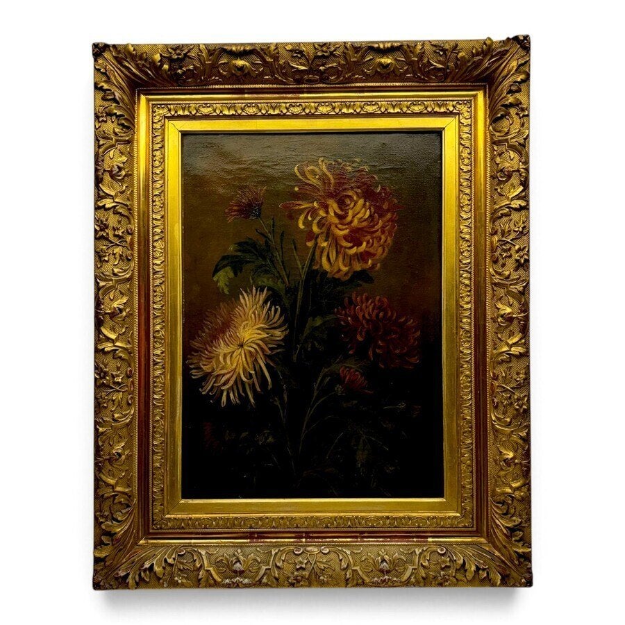 Anna Maria Louisa Elisabeth de Roever (1856-1938) - Bloemen, Nederlandse school, Doek, Stilleven, Ophalen of Verzenden