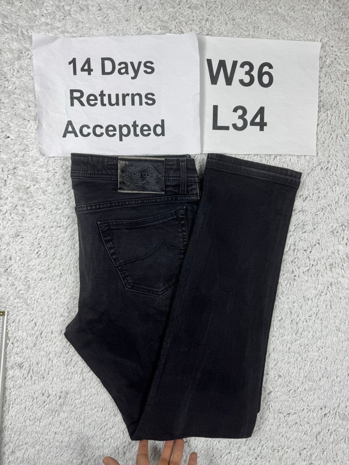 Jacob Cohën Bard 688 Jeans Regular Slim Fit W36 L34 3521, W36 - W38 (confectie 52/54), G, G, Zwart