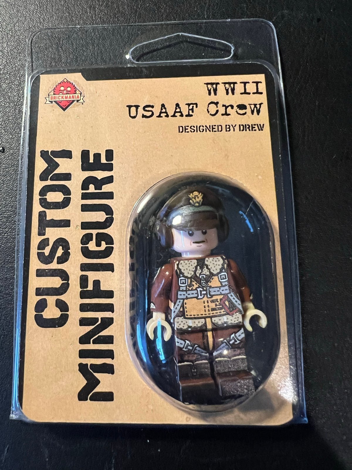 Brickmania BMF496 WWII USAAF Crew Custom Minifiguur, Ophalen of Verzenden, Nieuw