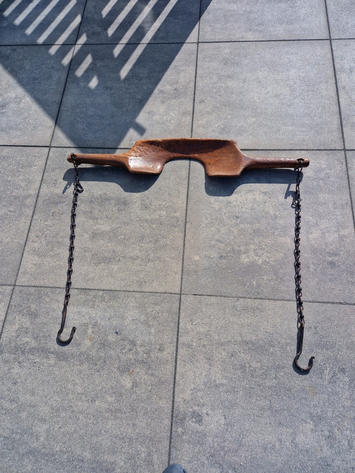 Houten juk, Ophalen