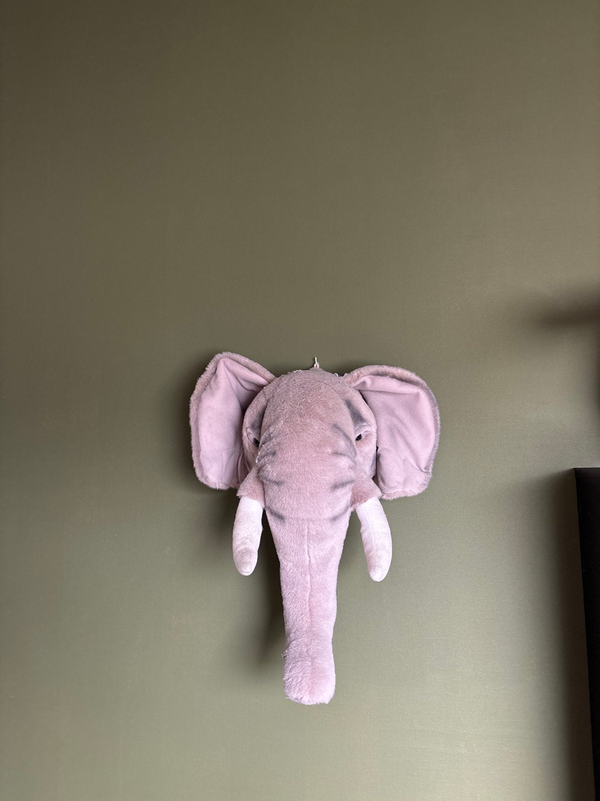 Wild&Soft Dierenkoppen: Olifant, Haas, Leeuw 3 v €60,-, Ophalen, Zo goed als nieuw, Meerkleurig, Textiel