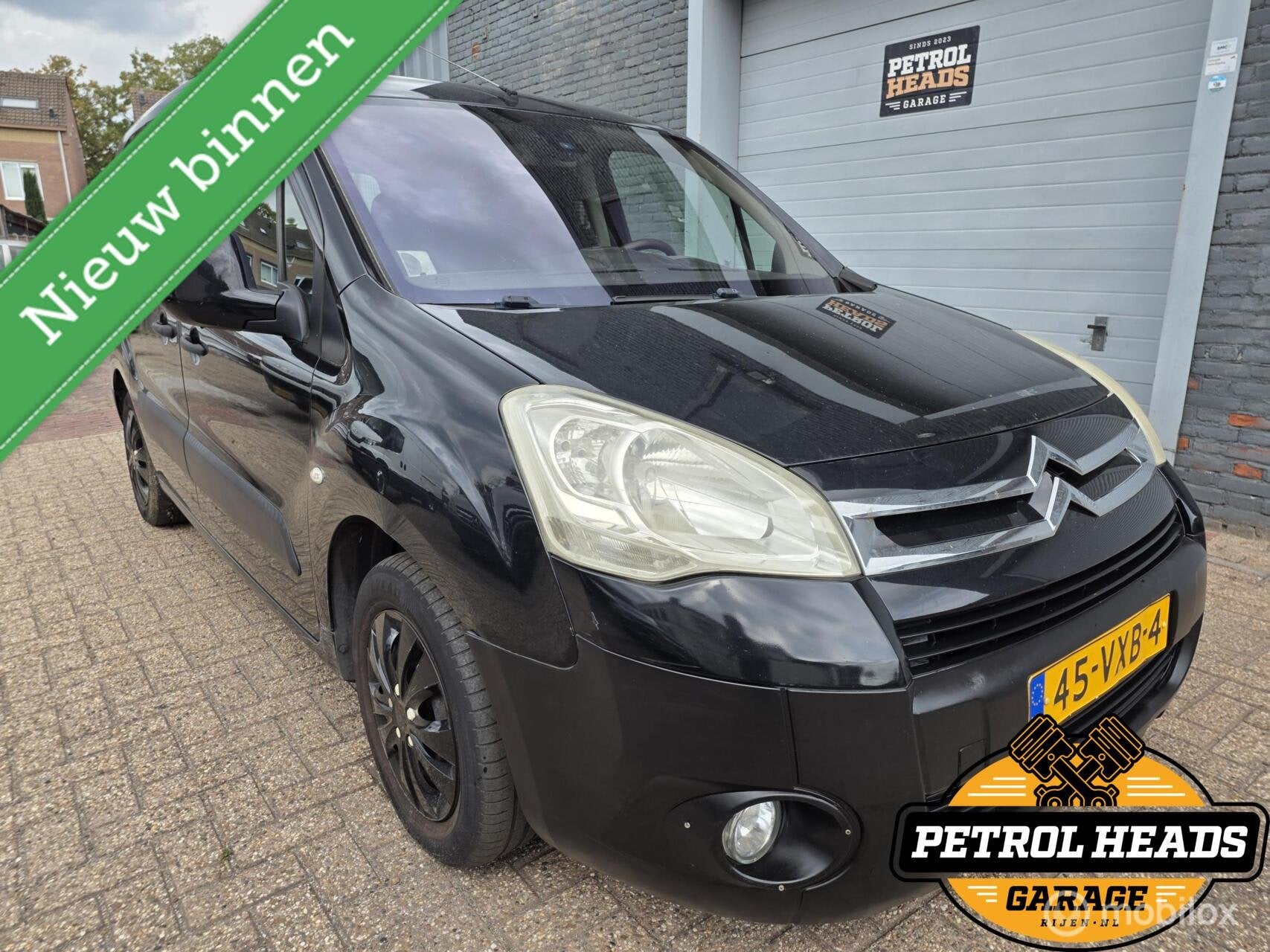 Citroen Berlingo bestel 1.6 HDI | Airco | 3 pers | cruise |, Auto's, Voorwielaandrijving, Stof, Zwart, 4 cilinders