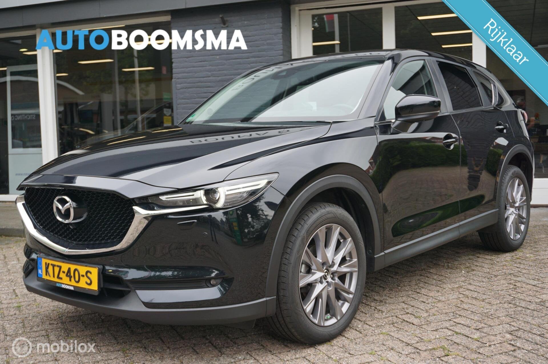 Mazda CX-5 2.5 SkyActiv-G 194pk GT Trekhaak Clima Cruise Led, Auto's, Stof, 4 cilinders, 2000 kg, 14 km/l