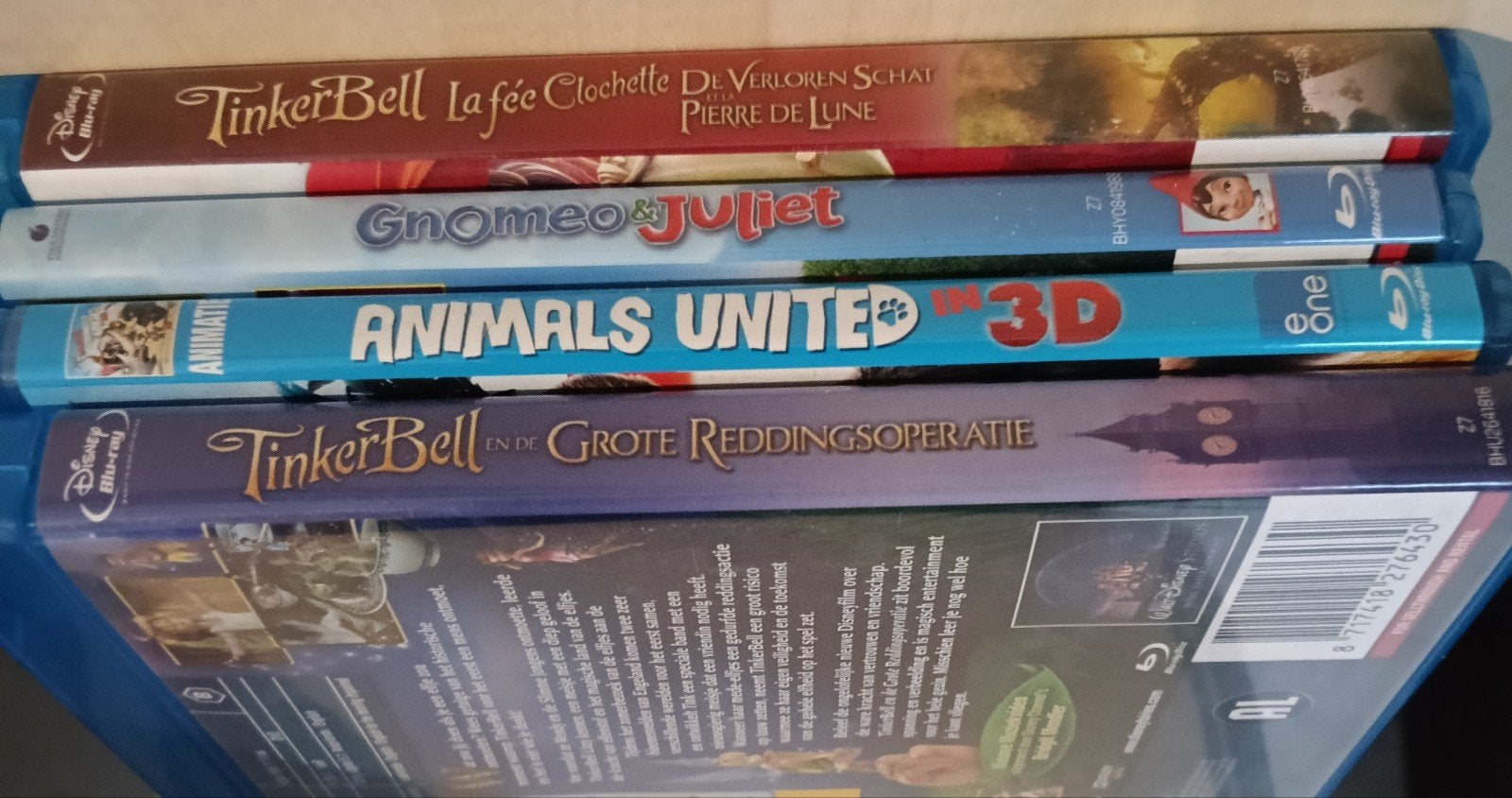 blu ray Disney, Cd's en Dvd's, Blu-ray, Ophalen of Verzenden, Zo goed als nieuw, Tekenfilms en Animatie