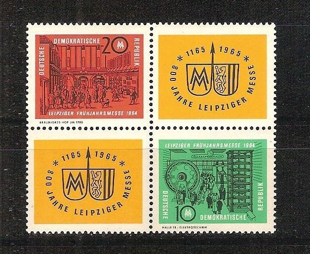 DDR 1012-1013 pf, Ophalen of Verzenden, DDR, Postfris