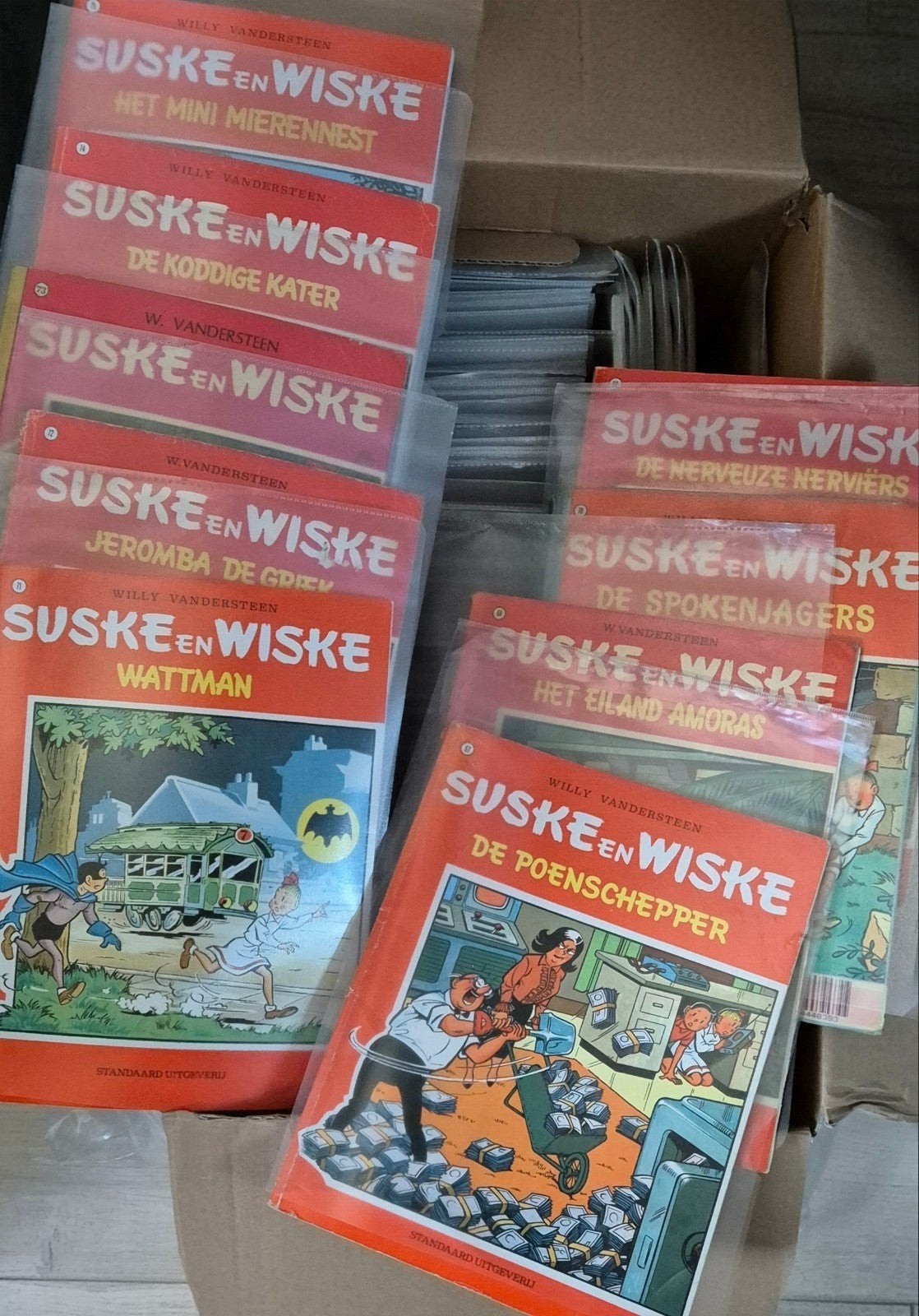 Te koop Suske en Wiske stripalbums, Meerdere stripboeken, Ophalen, Gelezen, Willy Vandersteen