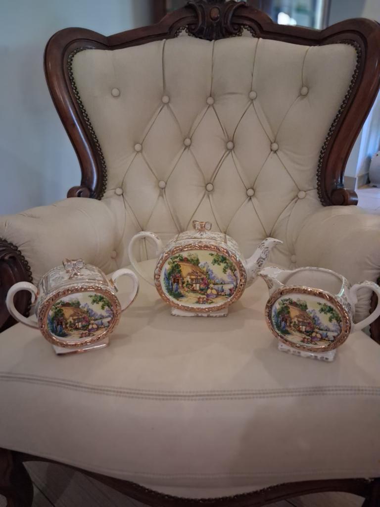 Vintage Sadler Theepot, Suikerpot en Melkkan Set - Engeland, Ophalen of Verzenden