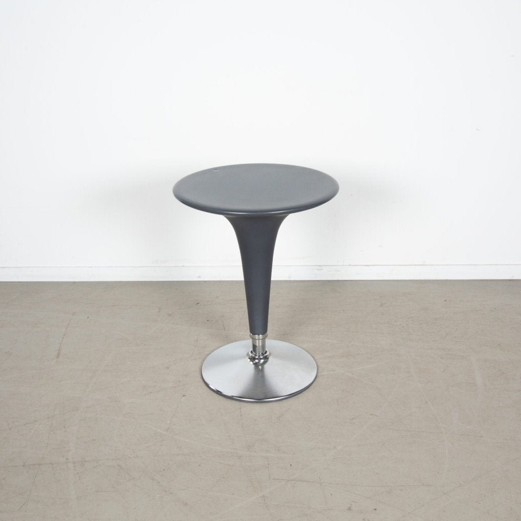 3x Magis Bombo Table Tafel Rond Antraciet Kunststof Ø55 cm -, Niet ingevuld, Gebruikt, 60 cm of meer, Niet ingevuld