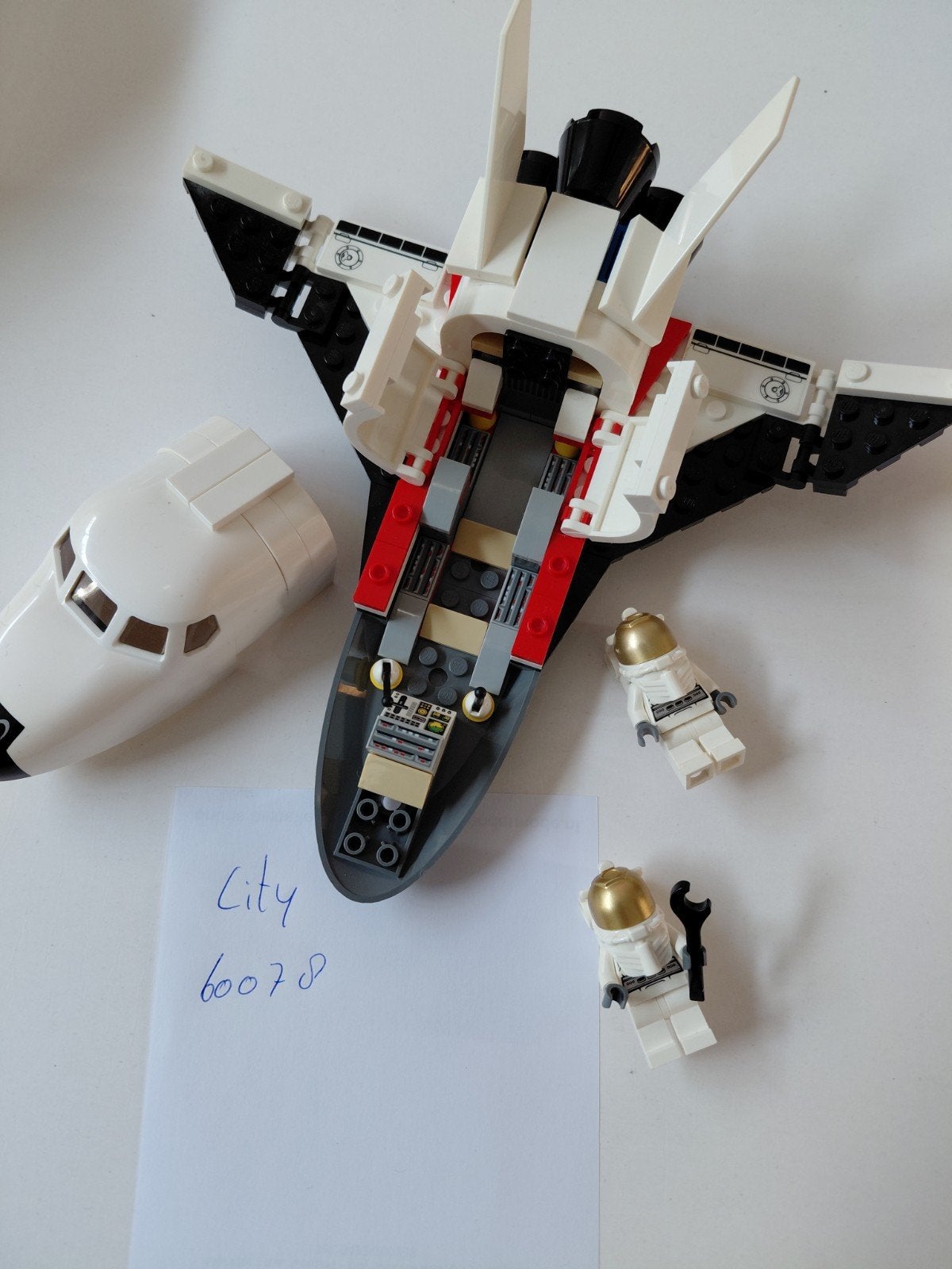 lego city ruimteschip, Lego, Ophalen of Verzenden, Complete set, City
