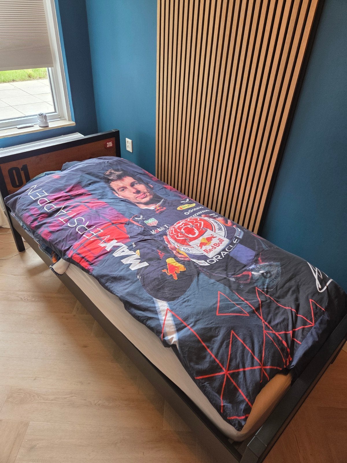 VIPACK eenpersoonsbed, Ophalen, 90 cm, Eenpersoons, Zo goed als nieuw