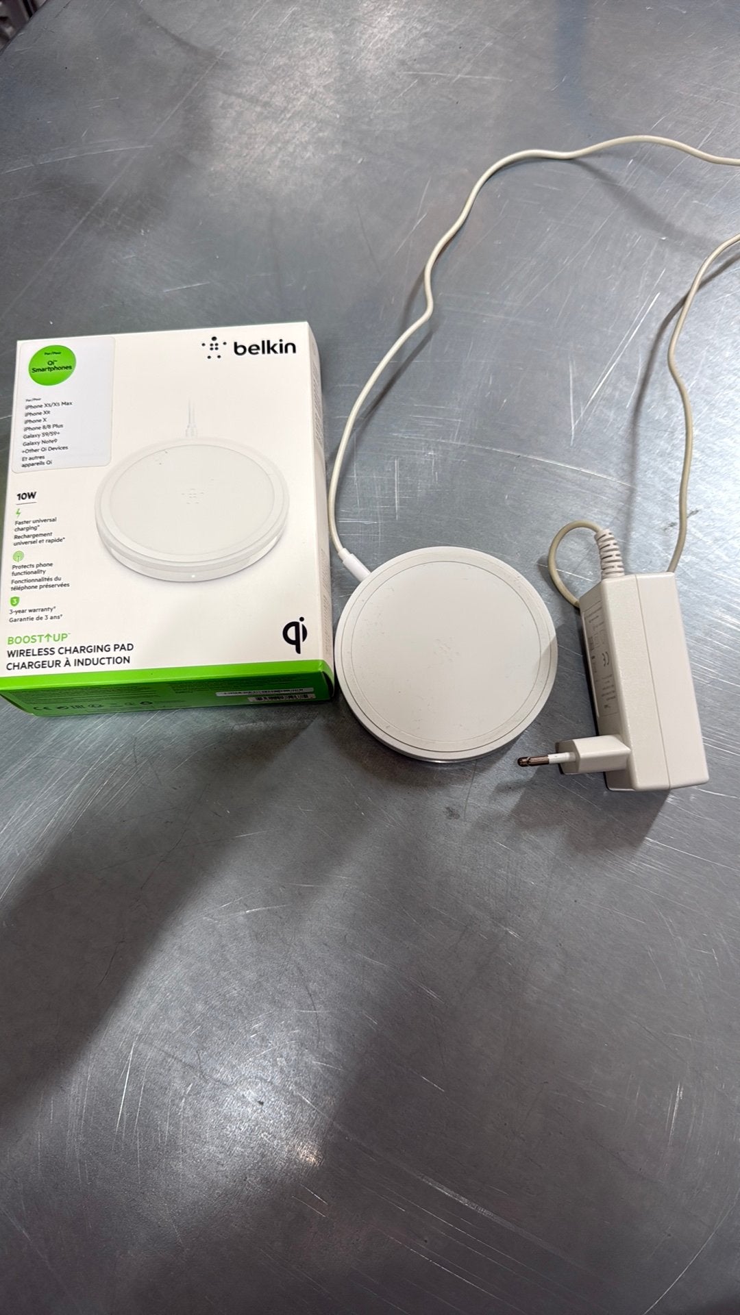Te koopbelkin oplaad pad draadloos opladen iphone, Ophalen of Verzenden, Zo goed als nieuw