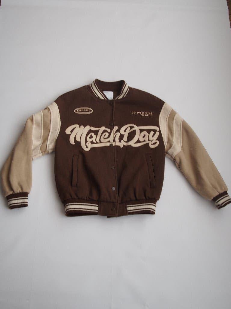BERSHKA baseball vest XS, Verzenden, Zo goed als nieuw, Maat 34 (XS) of kleiner, Bruin