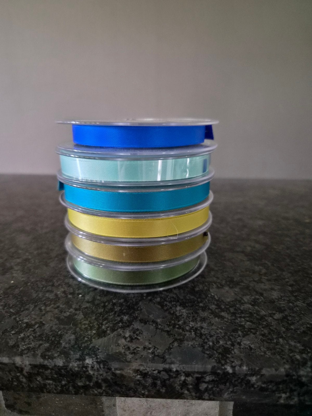 Set van 6 satijnen linten in diverse kleuren, Ophalen of Verzenden
