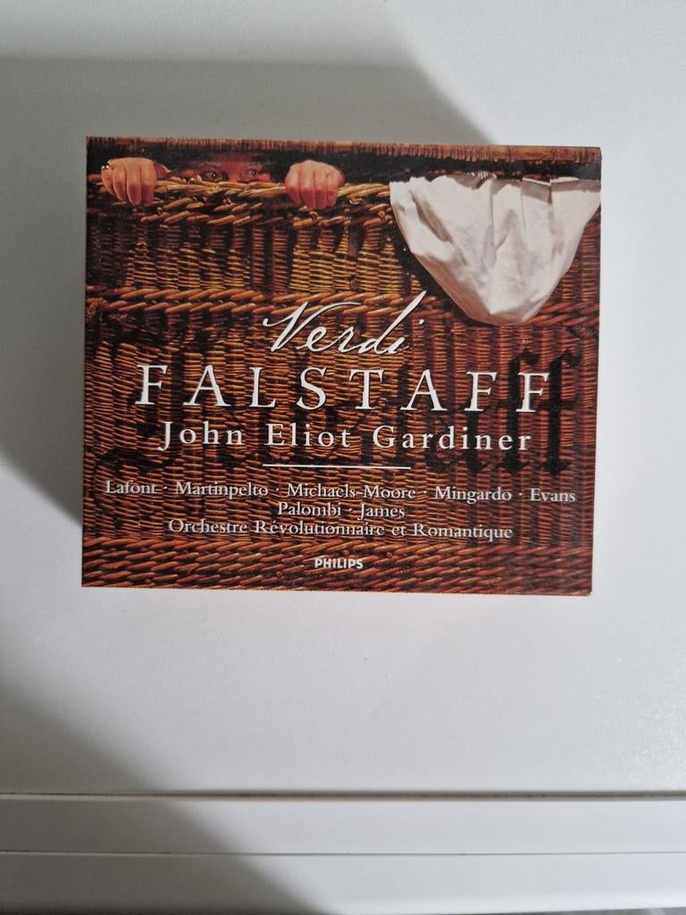 Verdi Falstaff - John Eliot Gardiner (Philips), Boxset, Gebruikt, Opera of Operette, Ophalen of Verzenden