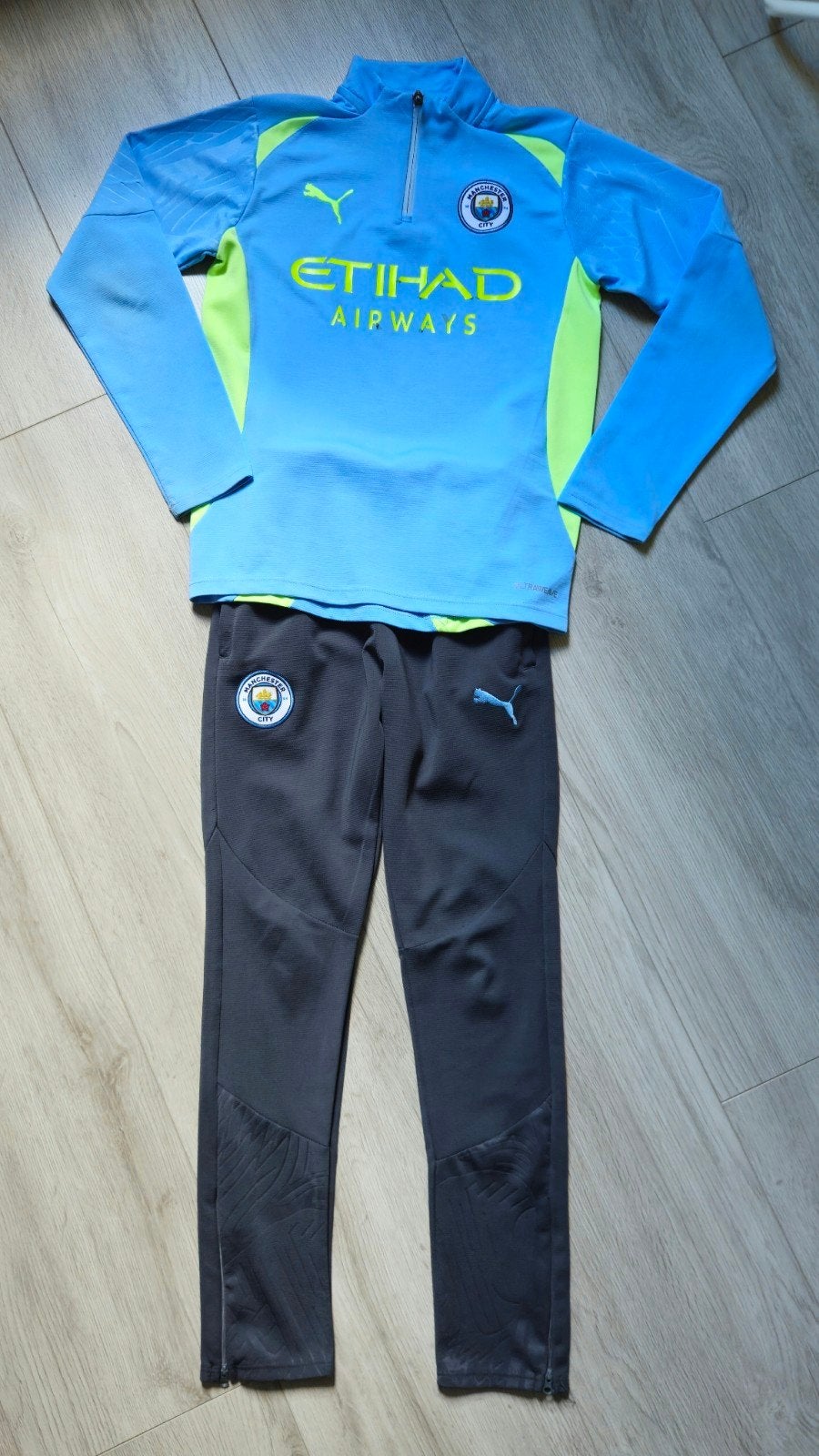 Manchester City Trainingspak - Shirt & Broek maat 164, Ophalen of Verzenden