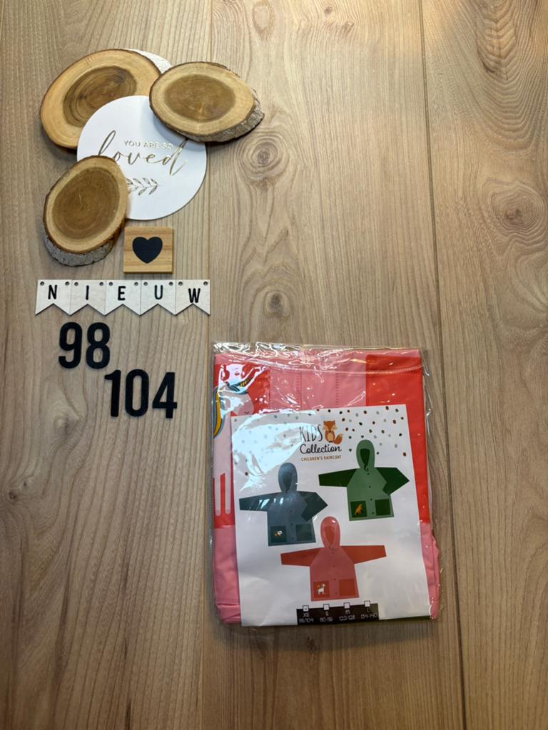 Meisje roze regenjas maat 98/104, Kinderen en Baby's, Ophalen of Verzenden, Nieuw, Meisje, Jas