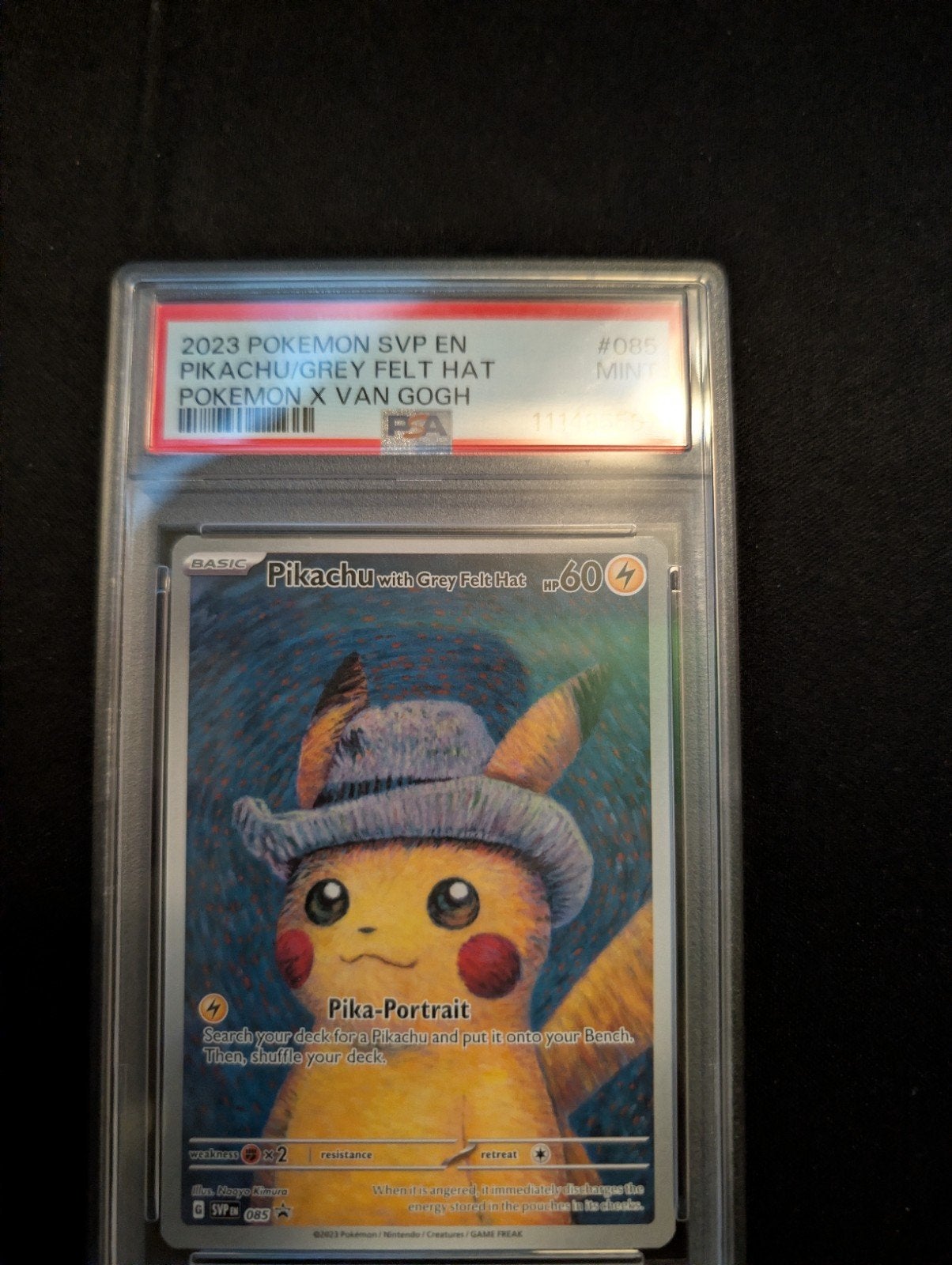 Pikachu Van Gogh PSA 9, Ophalen, Zo goed als nieuw