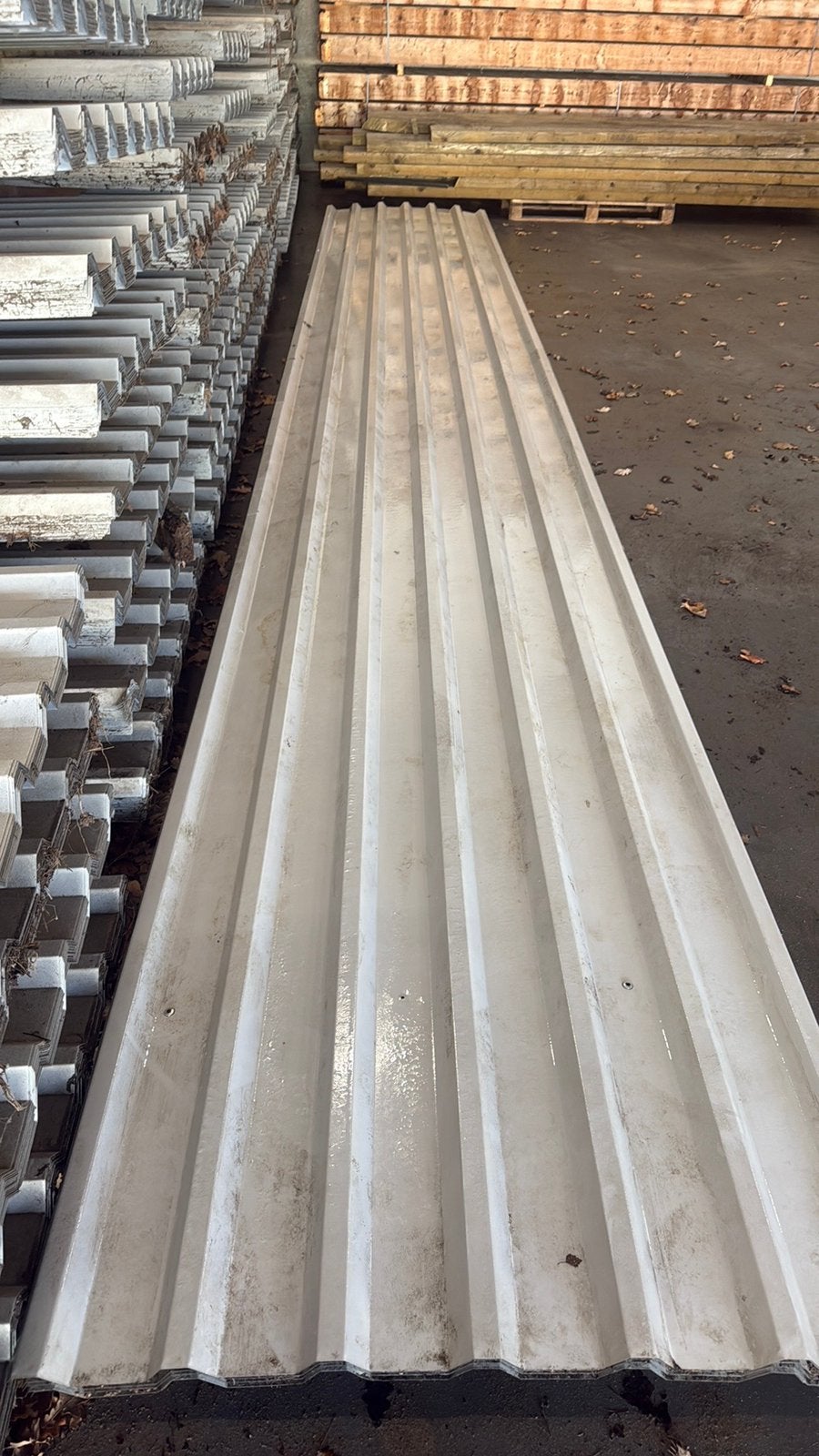 Dakplaten 4 m lang, Dakplaat of Dakpanplaat, Ophalen of Verzenden, Zo goed als nieuw, 15 m² of meer