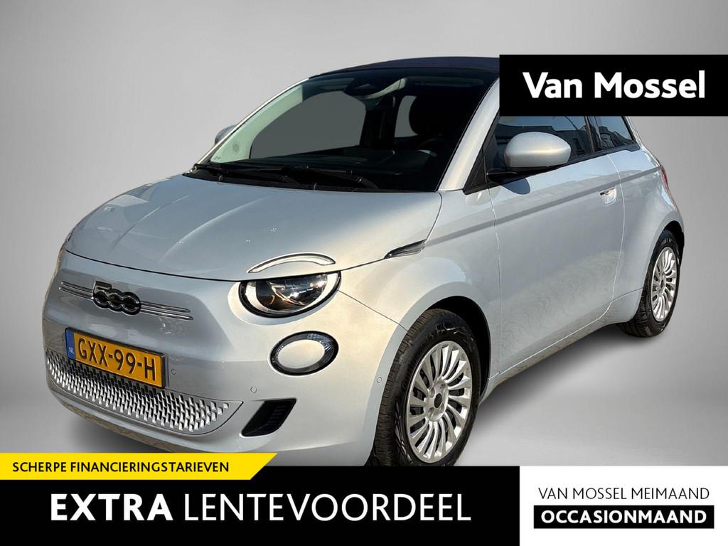 Fiat 500C Urban 42 kWh | Navigatie | Stoelverwarming | Parke, Auto's, 12 maanden, Stof, Gebruikt, Automatische klimaatregeling