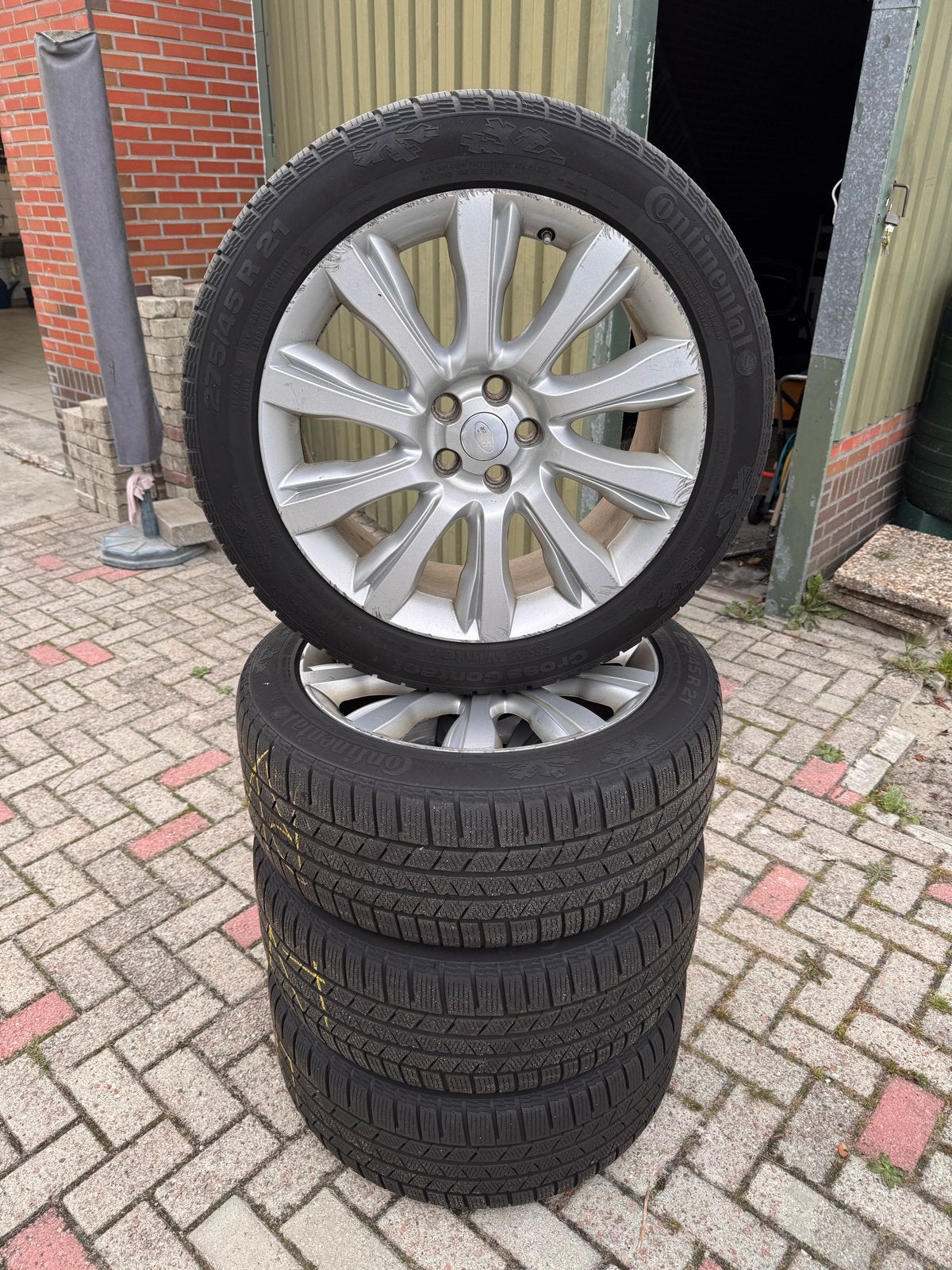 Orginele Range Rover 21 inch velgen winter., Auto-onderdelen, Ophalen, Gebruikt, 275 mm, Banden en Velgen