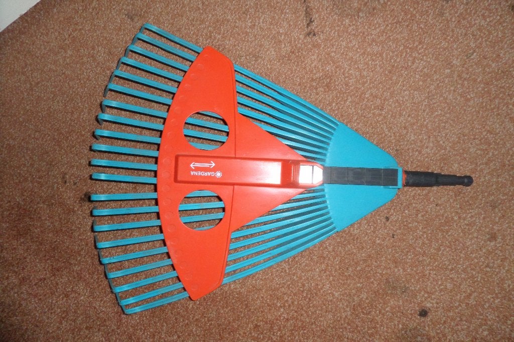 Gardena combisysteem bladhark - WB 35 - 52cm, Ophalen, Zo goed als nieuw, Hark, Gardena