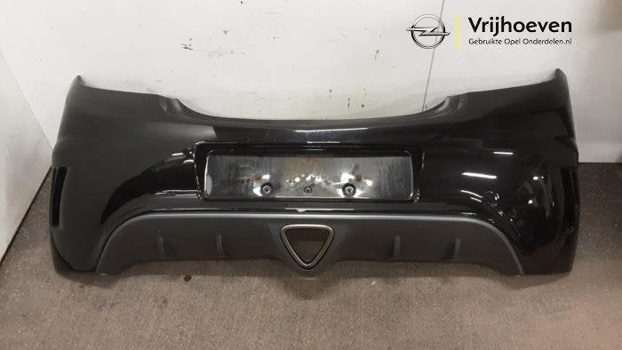 Achterbumper van een Opel Corsa (Corsa D 07-) (Z20R), Auto-onderdelen, Gebruikt, -, -, Opel
