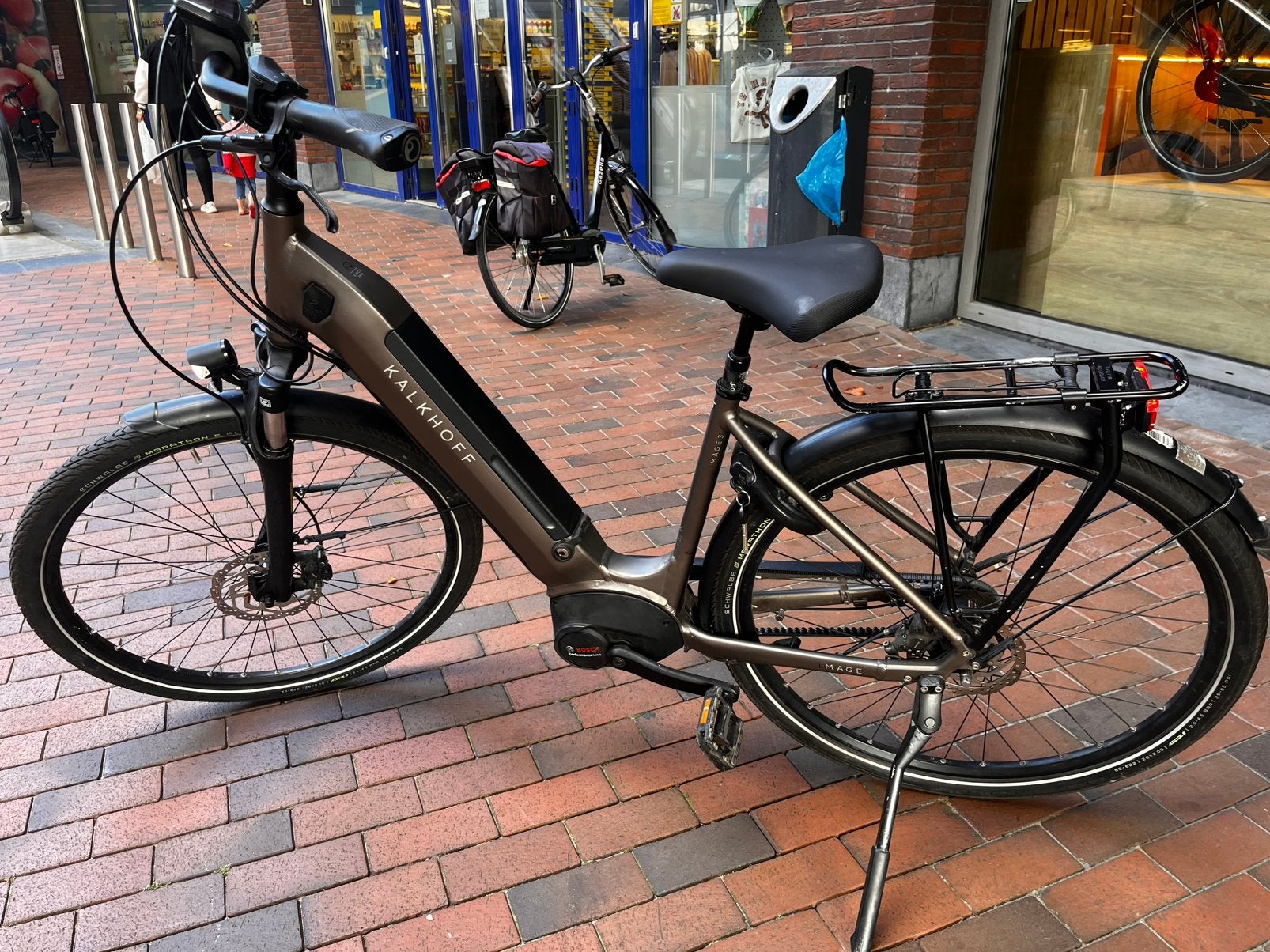 Kalkhoff Image Excite Belt Bosch middenmotor 500Wh, Zo goed als nieuw, 47 tot 51 cm, 50 km per accu of meer, Ophalen
