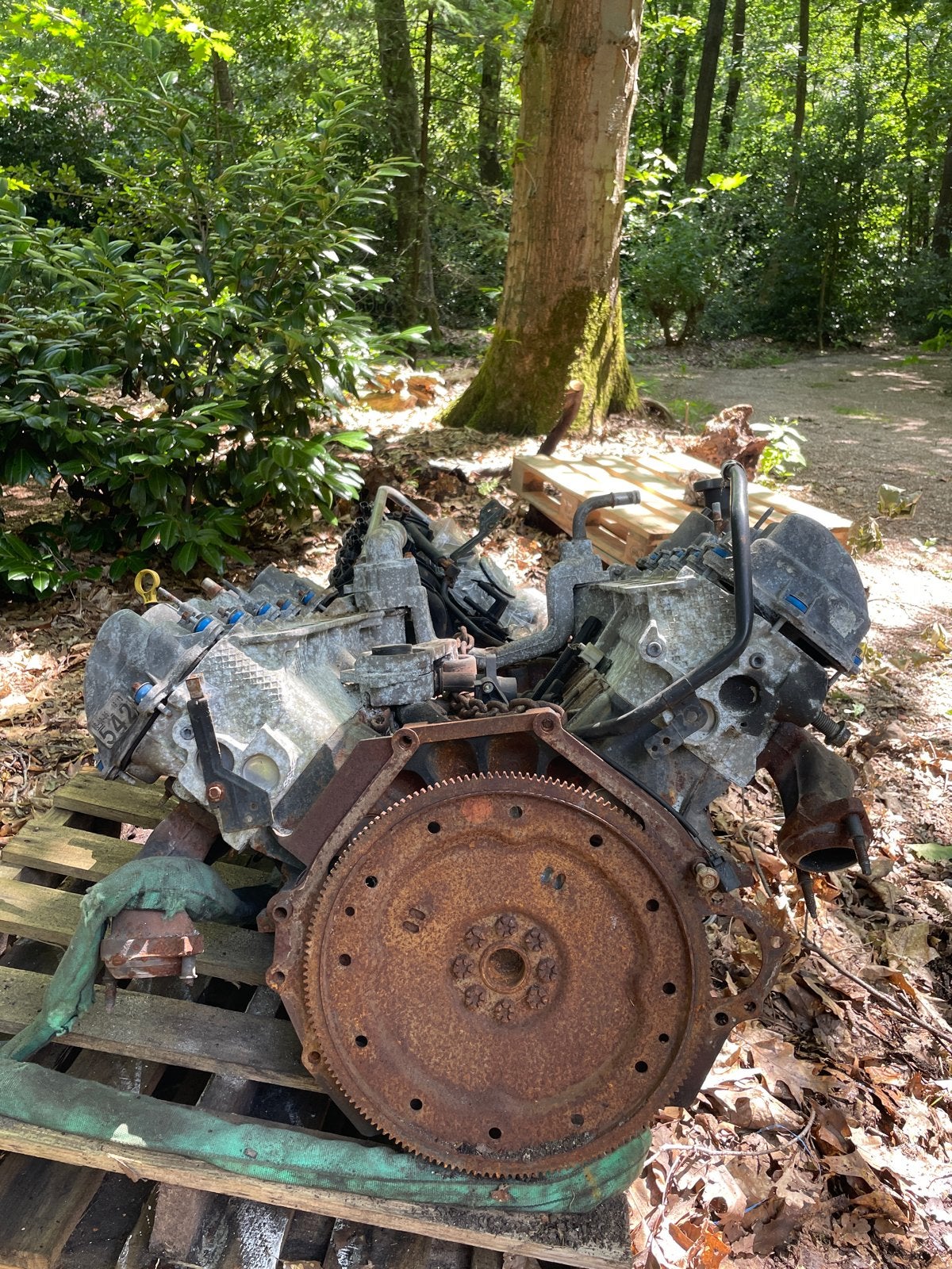 Defect Ford 5.4 Triton motorblok - voor onderdelen, Auto-onderdelen, Motor en Toebehoren, Ford, Gebruikt, Ophalen