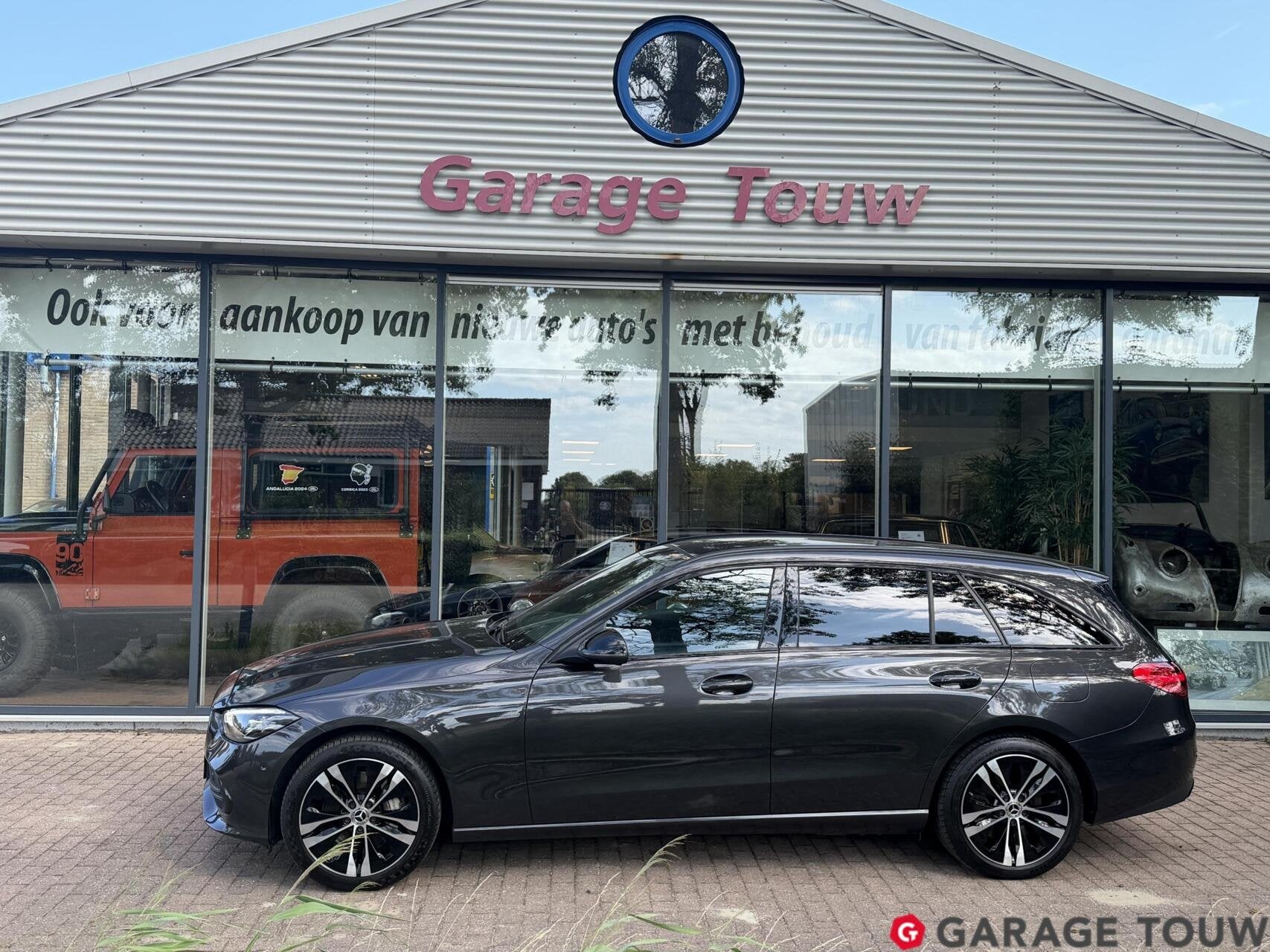 Mercedes C-klasse Estate 300 e Business Line, Auto's, Automaat, Achterwielaandrijving, Zwart, 4 cilinders