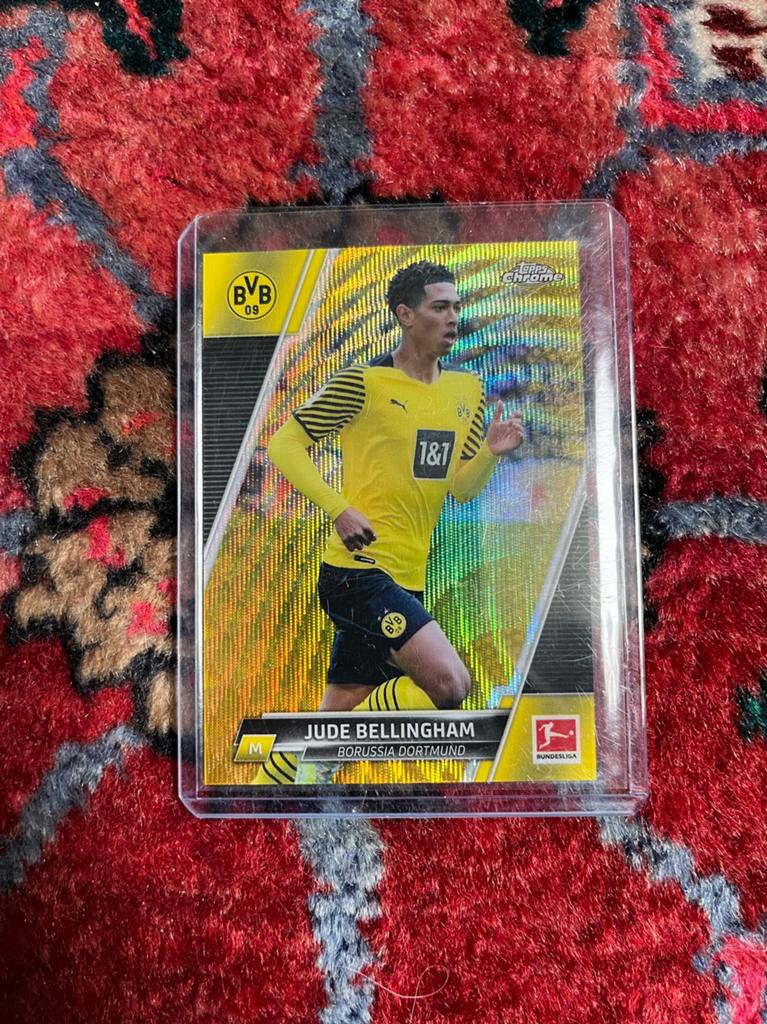Jude Bellingham Topps Chrome Bundesliga Spelerskaart, Ophalen of Verzenden, Zo goed als nieuw, Plaatje