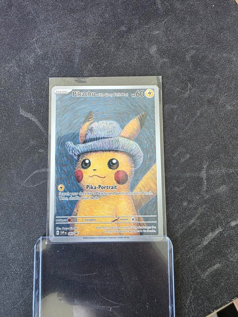 Pikachu van Gogh (with grey felt hat), Ophalen of Verzenden, Nieuw