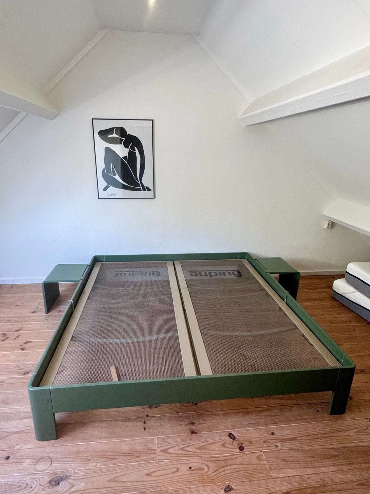 Mooie Auping Auronde met nachtkastjes, Ophalen, Gebruikt, Tweepersoons, 180 cm
