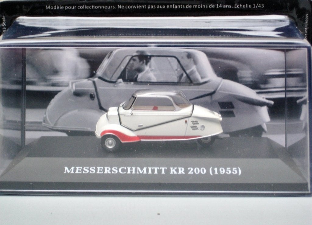 Messerschmitt KR 200 1955 Altaya Micro cars 1:43, Ophalen of Verzenden, Nieuw, Auto, Overige merken