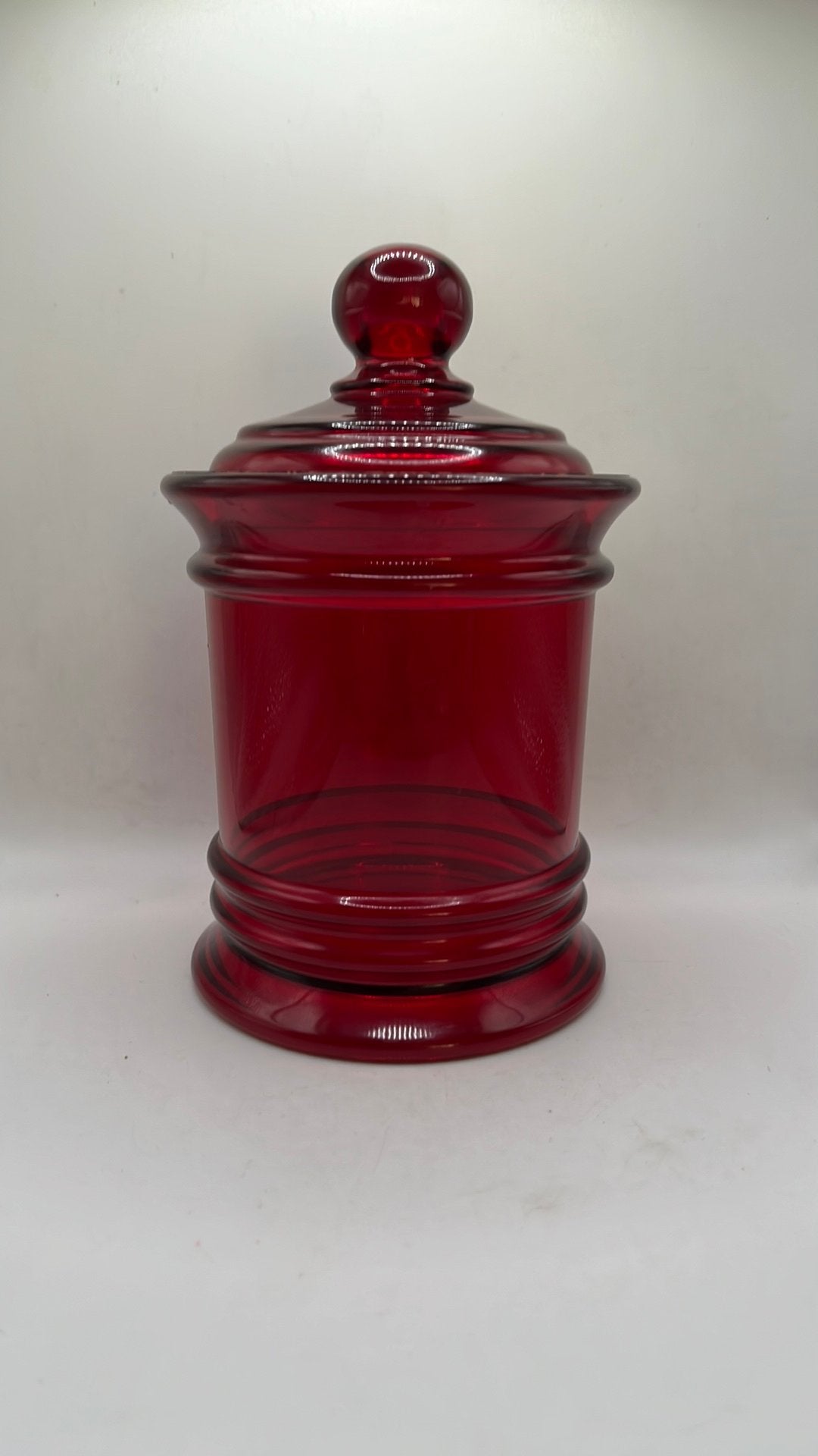 Jaren ‘70 rood plastic Emsa dekselpot., Ophalen of Verzenden, Huis en Inrichting
