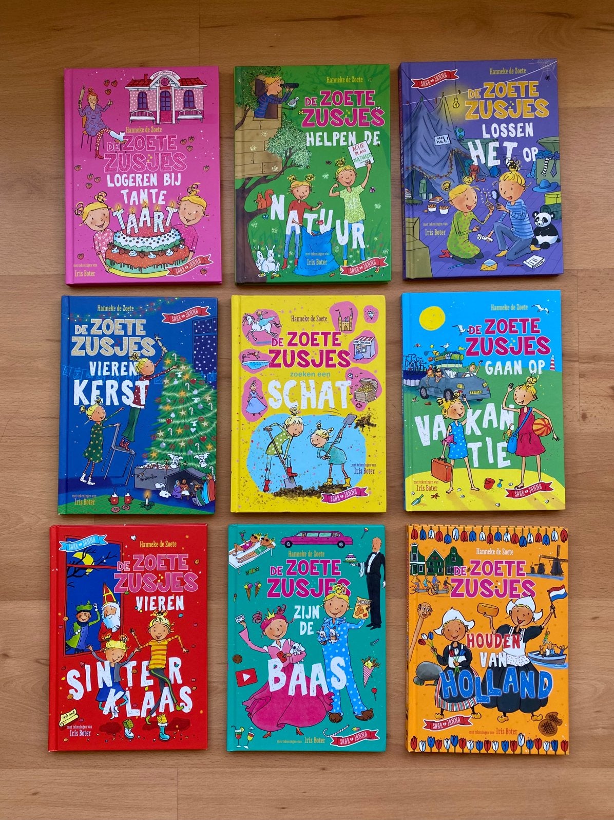 9 kinderboeken de Zoete Zusjes, nette staat (lezen/voorlezen, Ophalen of Verzenden, Zo goed als nieuw, Fictie algemeen