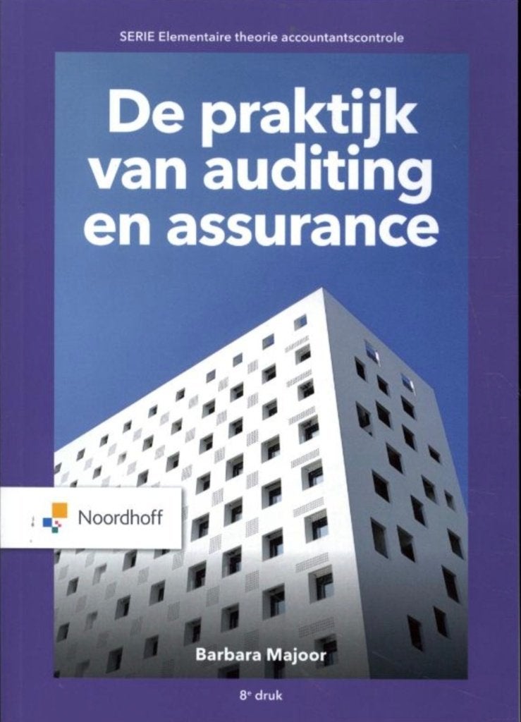De praktijk van auditing en assurance, Boeken, Barbara Majoor, Zo goed als nieuw, Beta, HBO