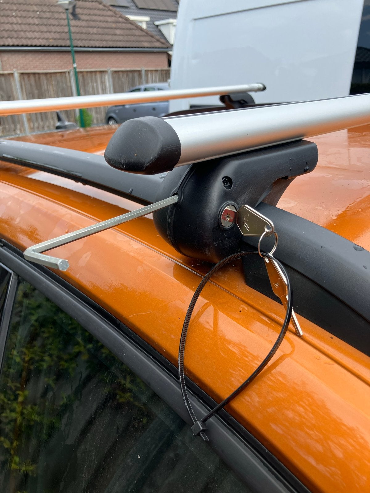 Dakdragers voor auto - Gebruikt, met sleutel, Auto diversen, Dakdragers, Gebruikt, Ophalen of Verzenden