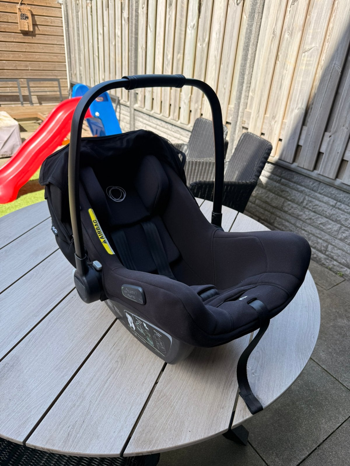Bugaboo turtle air by nuna inclusief 360 graden isofix, Kinderen en Baby's, Autostoeltjes, Zo goed als nieuw, Isofix, 0 t/m 13 kg