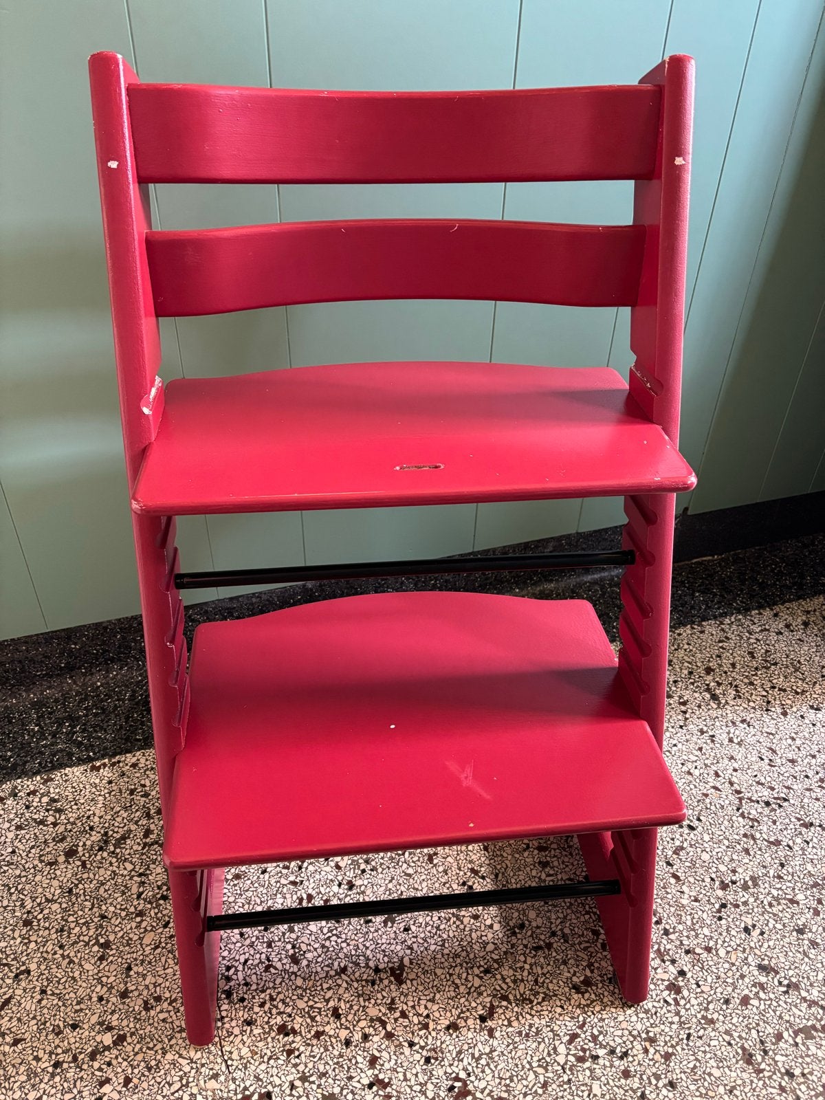 Stokke Tripp Trapp stoel - Zeer stevig, Kinderen en Baby's, Kinderstoelen, Ophalen, Gebruikt, Meegroeistoel, Aanschuifbaar