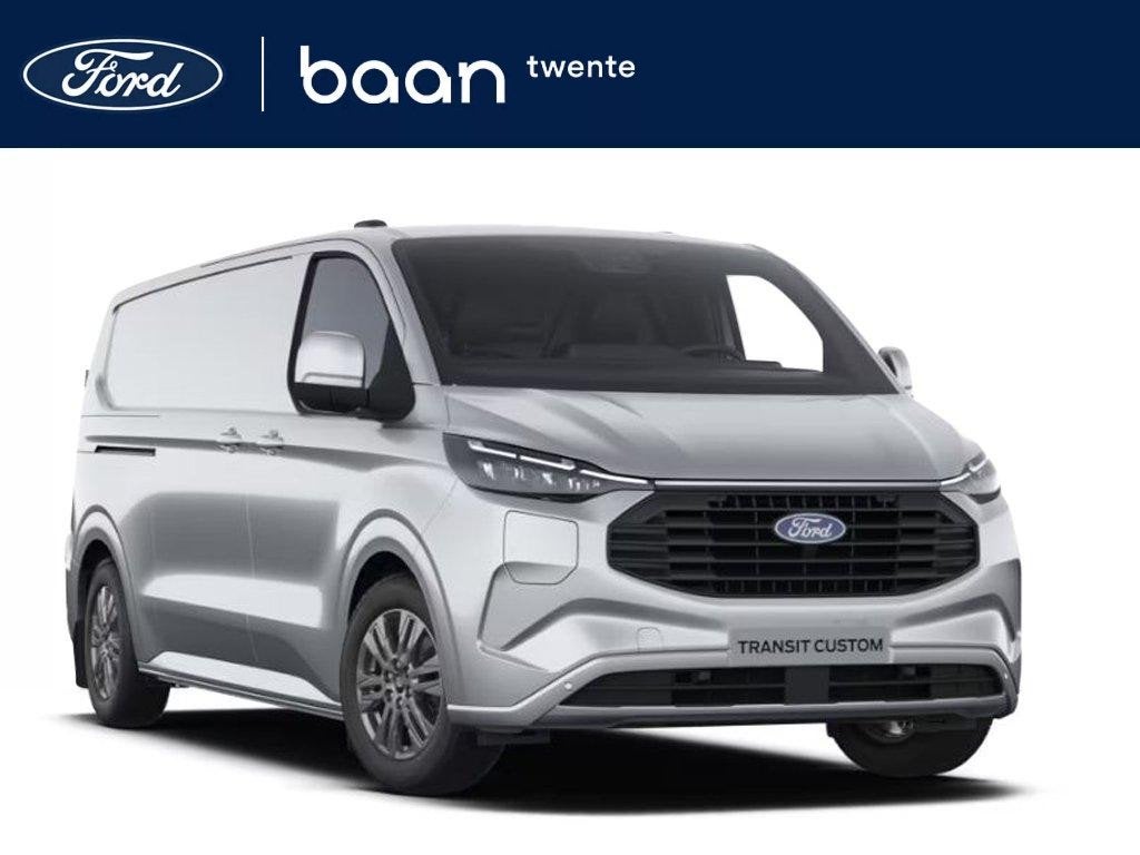 Ford Transit Custom 320 2.5 PHEV L2H1 Limited | AGR stoel |, Auto's, 12 maanden, Zwart, Plug-in hybride, Bedrijf