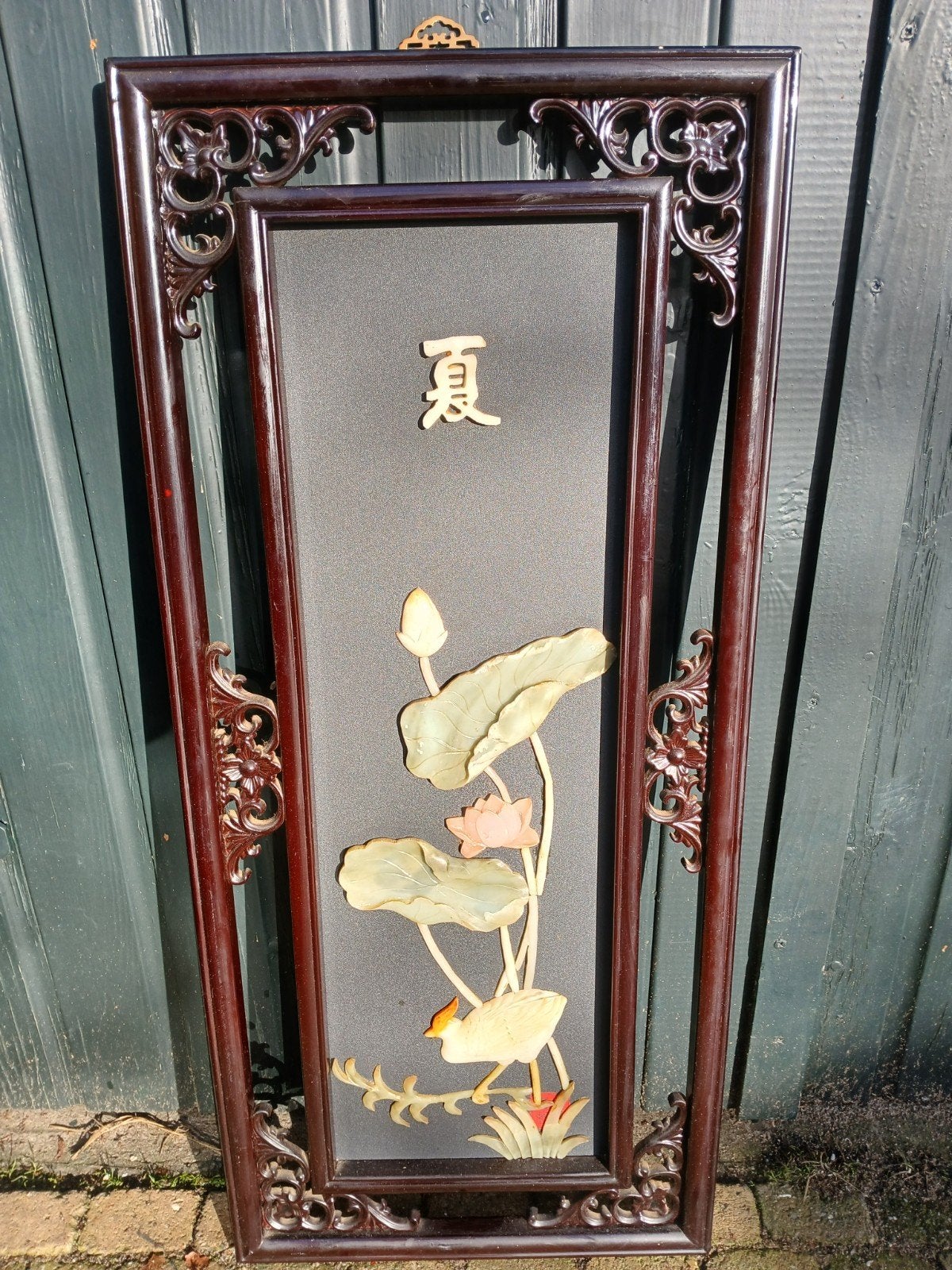 Decorative chinese 3d floral resin artwork and more, Ophalen