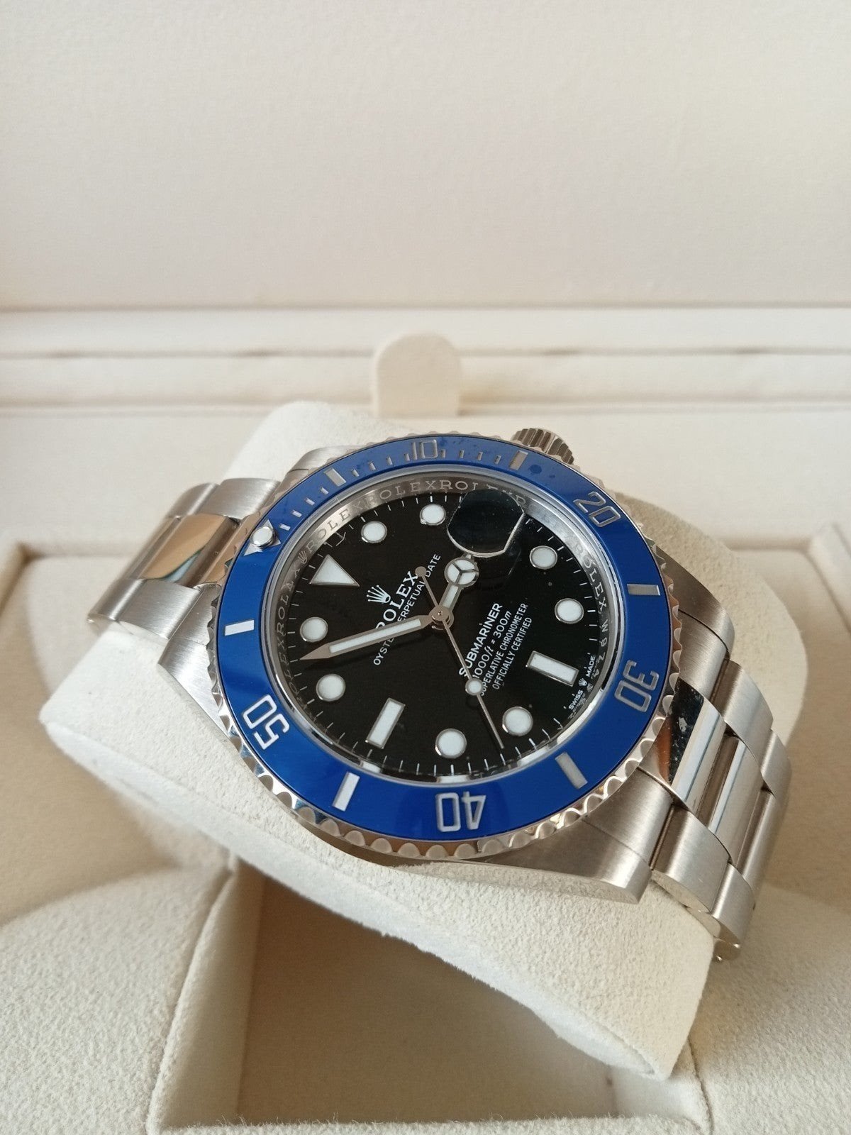 Rolex Submariner Date 126619LB 41mm Witgoud, Ophalen of Verzenden, Zo goed als nieuw, IOS, Rolex