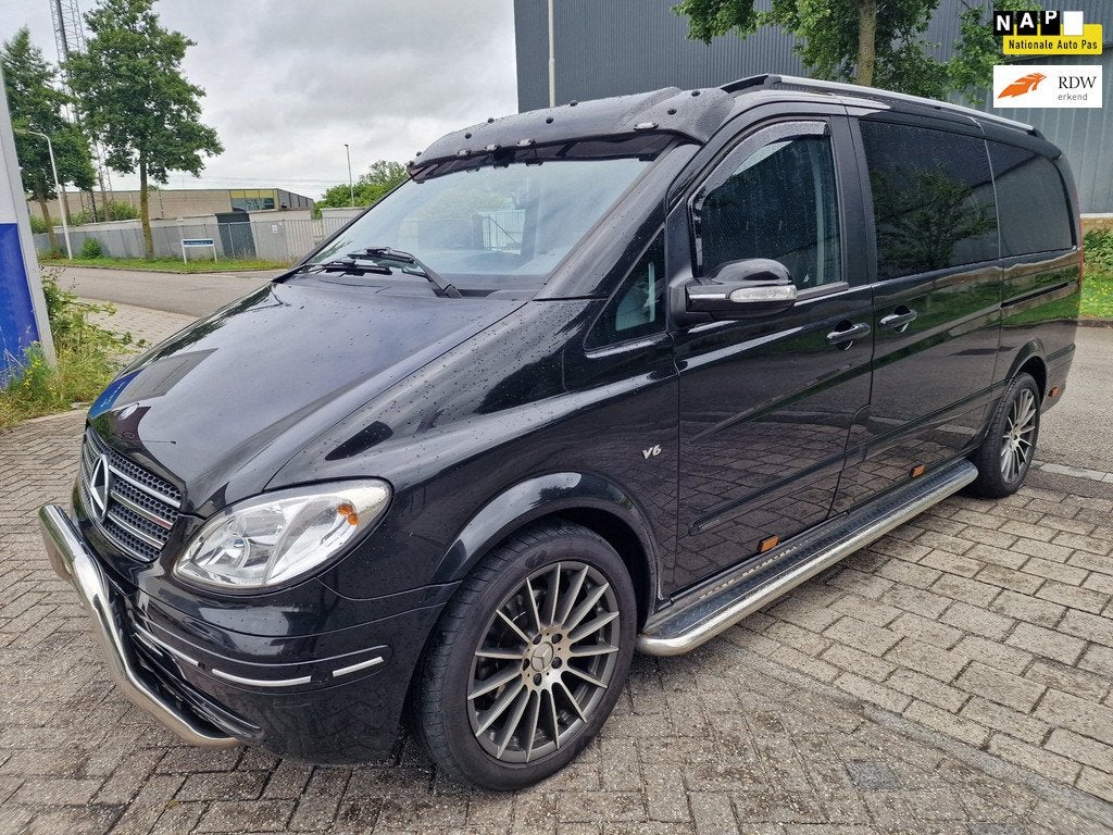 Mercedes-Benz Viano 3.0 CDI DC Ambiente Lang Automaat, Apk,, Automaat, Achterwielaandrijving, Gebruikt, Zwart