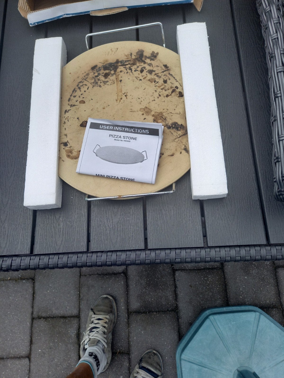 Cadac Pizzasteen 330mm - Gebruikt maar functioneel, Ophalen, Gebruikt, Cadac