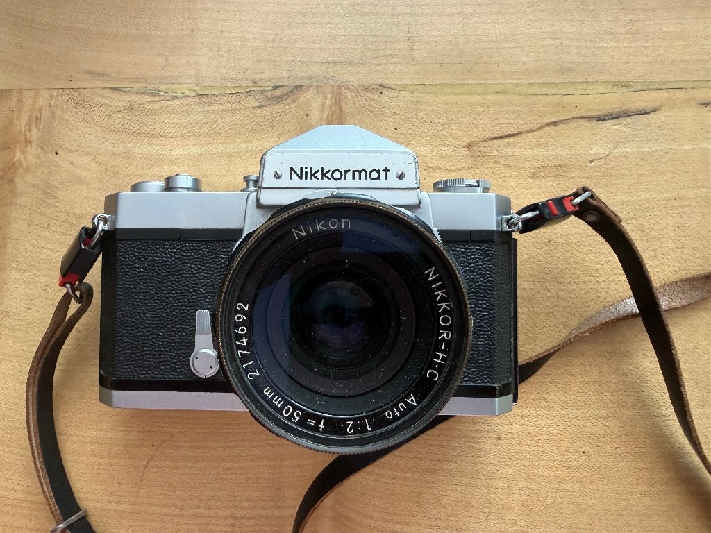 Nikkormat FTn body + Nikkor 2.0-50mm, Ophalen of Verzenden, Gebruikt, Spiegelreflex, Nikon