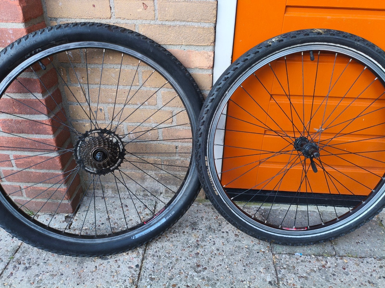 Mtb wielen 26inch, Gebruikt, Trek / Bontrager, Aluminium, Mountainbike