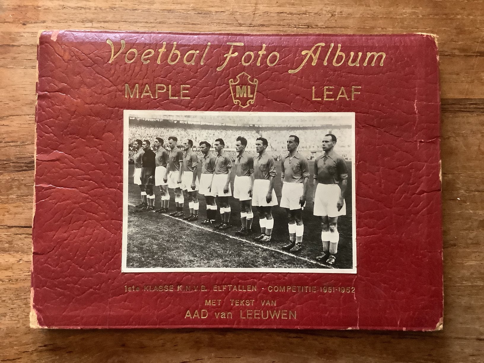 Fotoalbum Maple Leaf 1951-1952 voetbal, Ophalen of Verzenden, Gebruikt