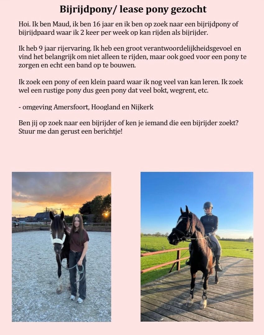 Ervaren bijrijder aangeboden, Ophalen of Verzenden